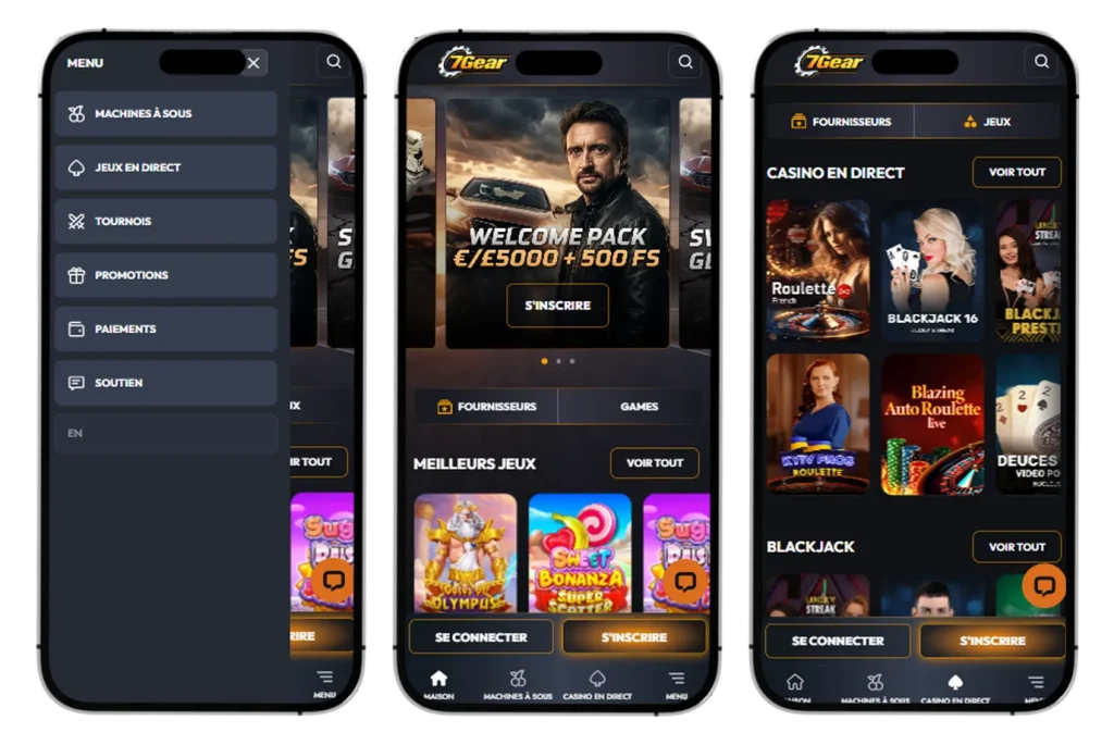7Gear Casino app